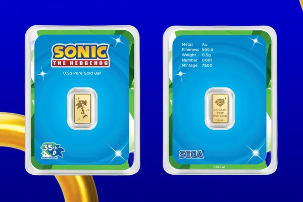 Sonic The Hedgehog partners with Gold producers for branded bars