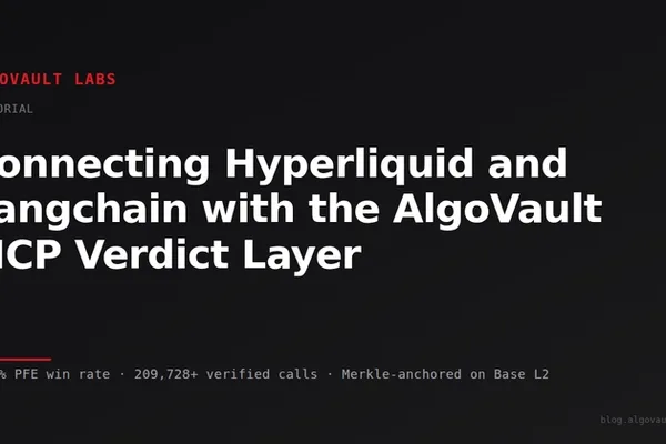 AlgoVault MCP Layer Enhances Langchain Agents for Hyperliquid Trading