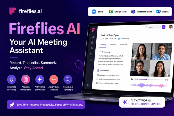 Fireflies AI automates meeting notes and summaries
