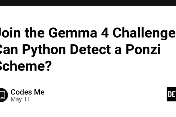 Gemma 4 and Python detect Ponzi schemes using graph analysis