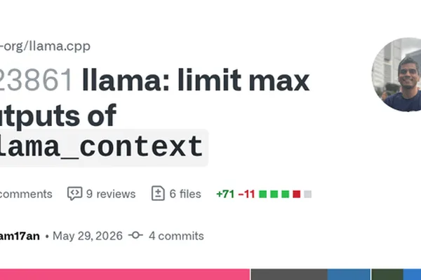 llama.cpp PR 通过限制上下文输出来优化 VRAM