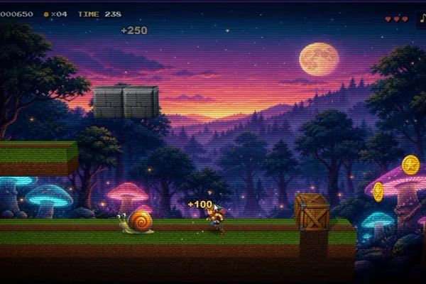 Claude Opus 4.8 generates full 2D platformer game from prompts