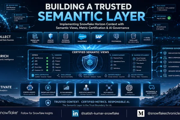Snowflake Horizon Context: Building a Trusted Semantic Layer for Enterprise AI