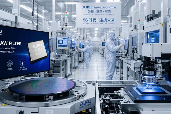 China's AIFU Semiconductor aims for 1B BAW filter chips annually, challenging overseas monopolies