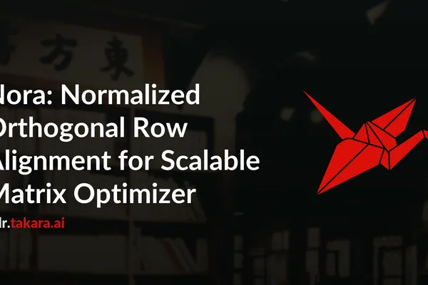 Nora optimizer enhances LLM training with stability and speed