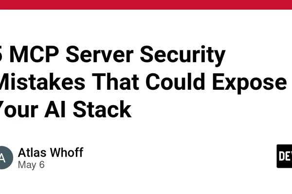 MCP Servers: New AI Tooling Creates Novel Security Risks