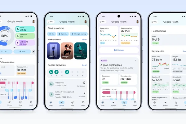 Google Health app replaces Fitbit, launches screenless wearable