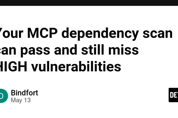 MCP dependency scans miss critical vulnerabilities in deeper packages