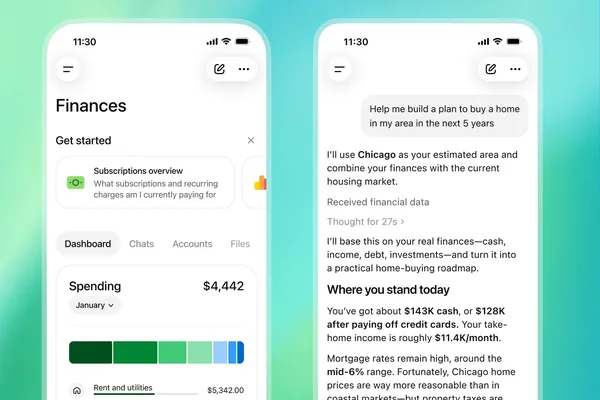 OpenAI's ChatGPT now offers personalized financial advice