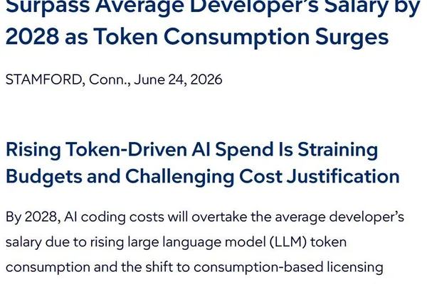 AI coding costs to surpass developer salaries by 2028, warns Gartner