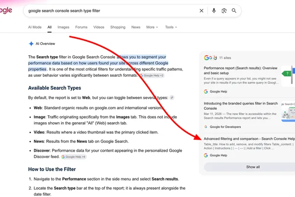 Google AI Overviews incorrectly display markdown files in snippets