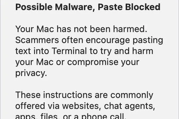macOS Terminal protection may not stop AI-driven command pasting