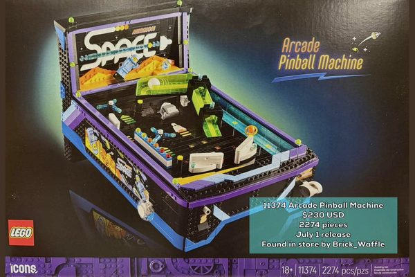 LEGO Arcade Pinball Machine Set Leaked for 2026 Release
