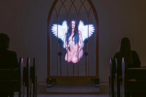 Arvida Byström Explores Artificial Sacrality and Profanity in AI Art