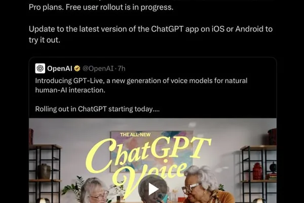 OpenAI's GPT-Live Feature Missing from Business Tier, Users Inquire