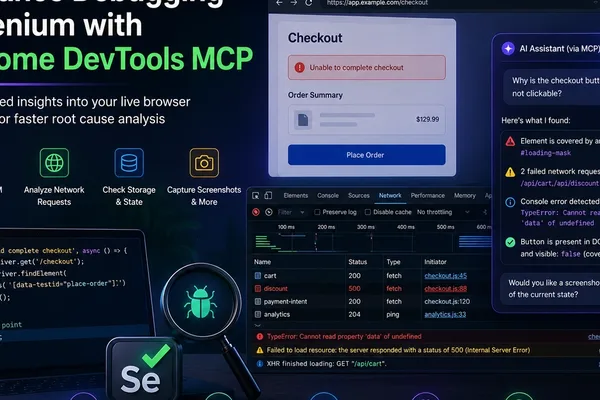 AI 代理现可通过 Chrome DevTools MCP 调试实时浏览器会话