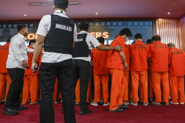Indonesia deports 92 Chinese nationals in anti-scam crackdown