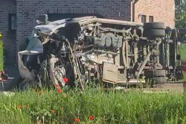 Train hits school bus in Belgium, killing four