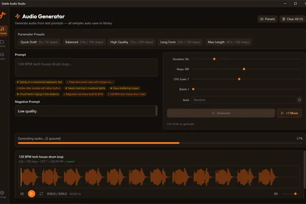 Stable Audio Studio launches for local AI audio generation