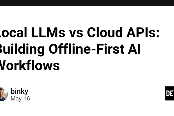 开发者通过本地运行 LLM 来削减 AI 成本