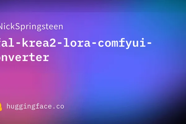 User creates script to convert FalAI Lora models for ComfyUI