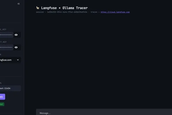 Langfuse v4 integrates with Ollama for local LLM tracing