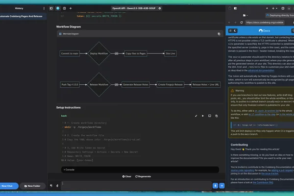 User runs AI models remotely on home lab with Ubuntu and Newelle