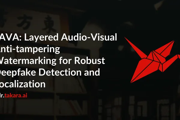 LAVA watermarking offers robust deepfake detection and localization