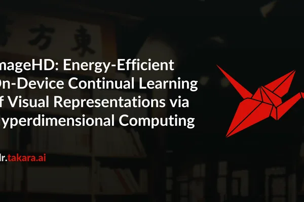 ImageHD accelerator boosts on-device continual learning with Hyperdimensional Computing