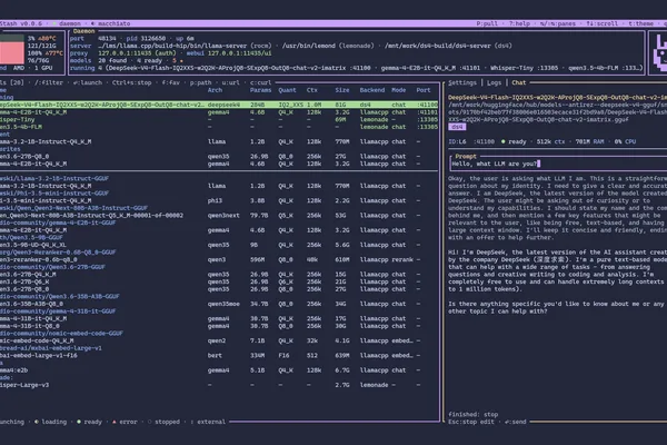 LlamaStash v0.0.6 adds experimental ds4 backend for DeepSeek-V4
