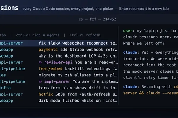 Developer creates script to recover lost Claude Code sessions