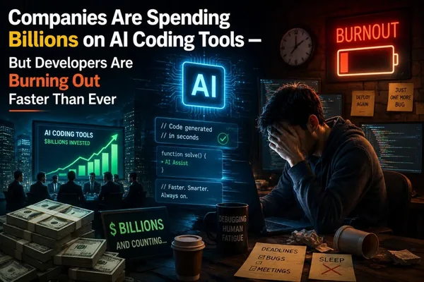 AI coding tools fail to ease developer burden, increasing burnout