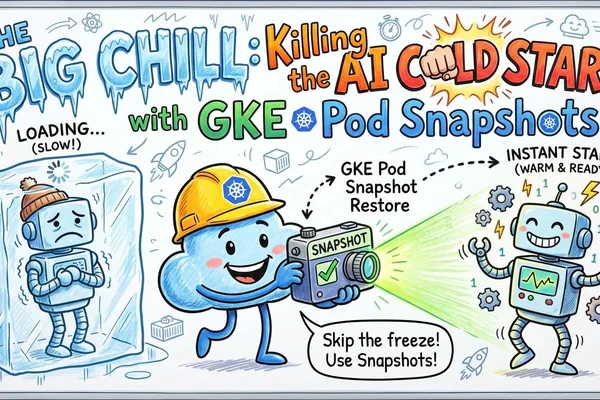 GKE Pod Snapshots Cut AI Model Cold Start Latency