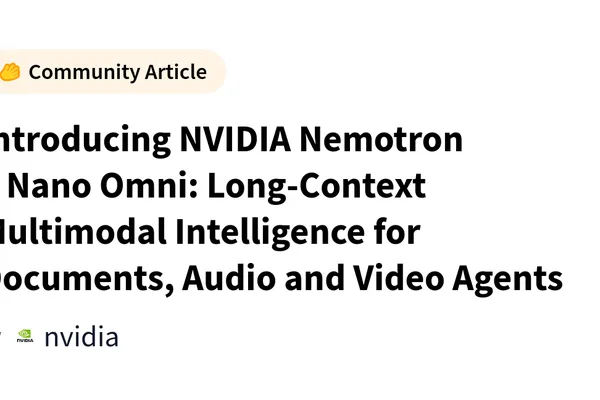 NVIDIA launches Nemotron 3 Nano Omni, unifying multimodal AI for efficiency