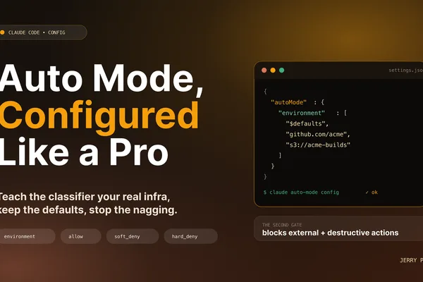 将 Claude Code Auto Mode 配置为分类器，而非“全凭运气”模式