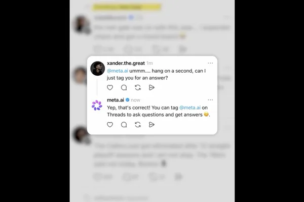 Threads 用户抗议 Meta AI 聊天机器人账户无法屏蔽