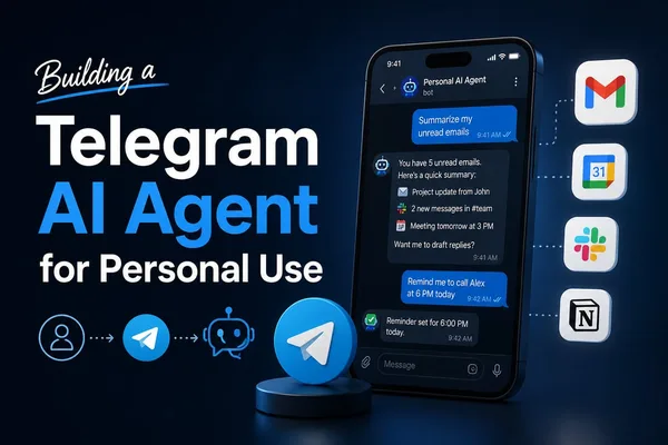 Personal AI assistant built into Telegram using zero-infrastructure approach
