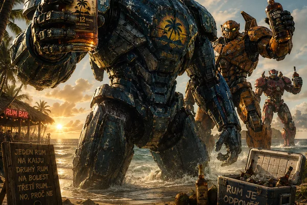 AI Parody Post References Pacific Rim and Drinking