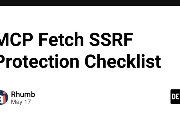 URL 获取工具的 SSRF 防护清单