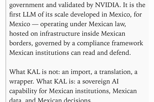 Saptiva AI launches Mexico's first national-scale LLM, KAL