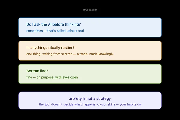 Engineers voice concerns over AI deskilling, but one user finds skills intact