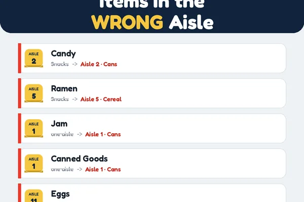 Roblox "Clean the Supermarket" game reveals common item placement errors