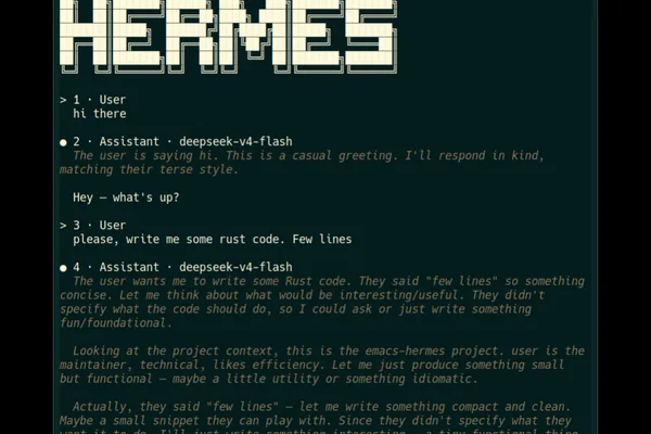 开发者开源新的 Lisp 版 Emacs AI 包