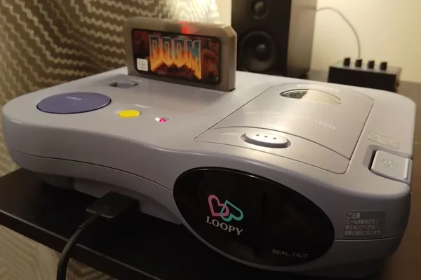 DOOM ported to 1995 Casio Loopy gaming console
