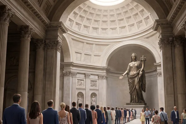Author proposes secular 'Fides Temple' for formalizing commitments