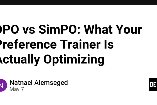 DPO vs SimPO: Preference tuning methods compared for LLM training