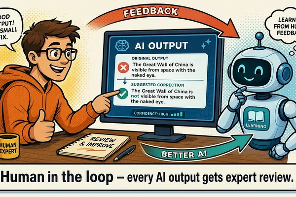 Human-in-the-loop systems combat AI hallucinations and build trust