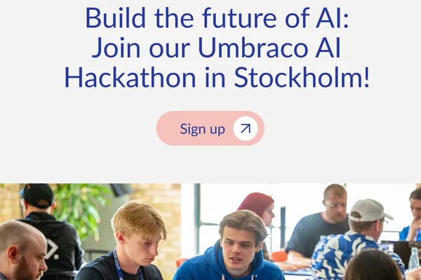 Umbraco hosts Stockholm AI Hackathon on May 7th