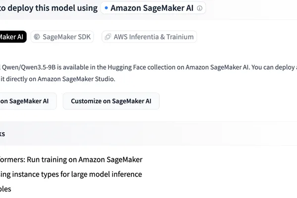 AWS 和 Hugging Face 集成，实现 SageMaker Studio 一键访问