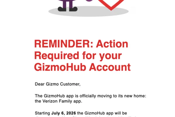 Verizon 新应用在 7 月 6 日关闭前令 Gizmo 手表用户失败